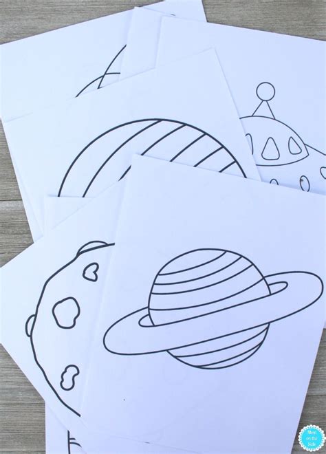 Free printable & coloring pages. Printable Outer Space Coloring Book | Space theme preschool, Outer space crafts, Space crafts ...