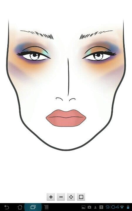 Glamcandii Mua Face Chart Face Chart Halloween Face Makeup Face