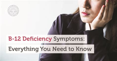 B12 Deficiency Symptoms Everything You Need To Know