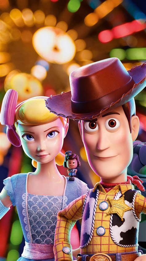 Bo Peep And Woody In Toy Story 4 Animation 4k Ultra Hd Mobile Wallpaper Woody Toy Story Bo Peep