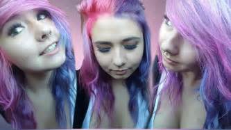 Complete the following questionnaire to receive a free hair consultation, and upload your photo to try on the recommended hairstyles dark red. DYING MY HAIR HALF PURPLE HALF PINK - YouTube