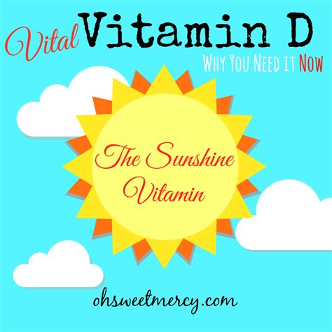 We did not find results for: Vital Vitamin D: Why You Need it Now - Oh Sweet Mercy