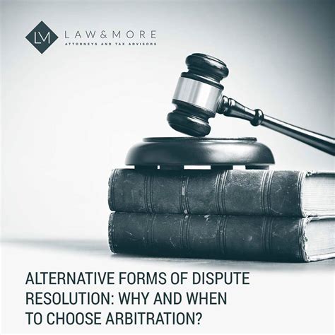 Alternative Forms Of Dispute Resolution Law And More Bv
