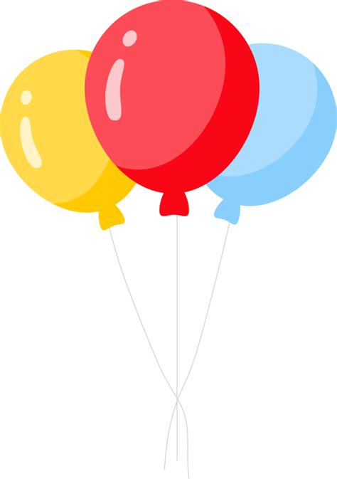 Ilustración De Fiesta De Globos 13169211 Png