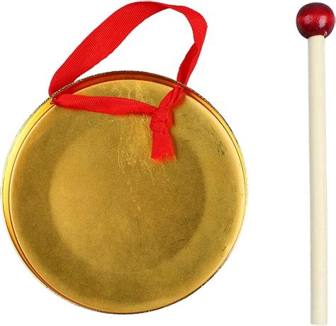 Hand Gong Portable Chinese Traditional Percussion Instrument Gong With