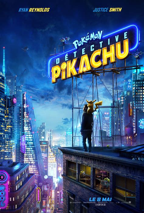 Détective Pikachu Nouveau Poster Et Nouvelle Bande Annonce Du Film