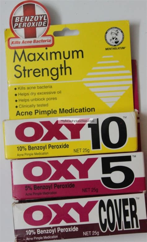 Oxy 5 & oxy 10 produk dari mentholatum comp. Acne treatment tips with benzoyl peroxide and Oxy 10 ...