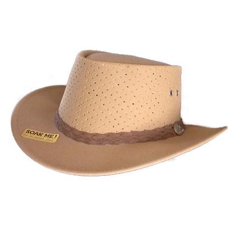 Een gloednieuw, ongebruikt, en ongedragen object in de oorspronkelijke verpakking (zoals de oorspronkelijke doos of zak) en/of met de oorspronkelijke labels. Aussie Chiller Bushie Perforated Hat- Blonde: Shop Quality ...