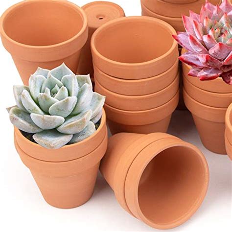 70 Pack 28 Small Clay Pots Planter Nursery Pots Terracotta Pot Clay