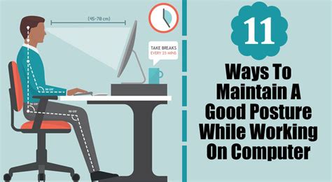 11 Ways To Maintain Good Posture While Working On The Computer