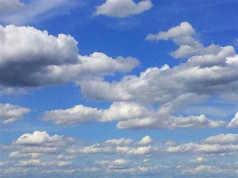 Cloudy On The Blue Sky Stock Photo Image Of Fluffy 132288540