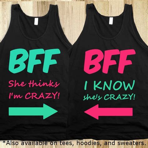 See More Crazy Funny Matching Bff Tees Hoodies And Sweaters In The Best Friends Collection