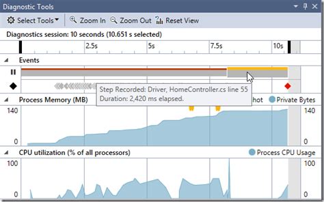 Enable Live Graph In Memory Usage While Debugging In Visual Studio