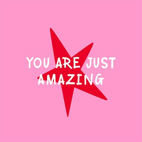 Premium Vector You Are Just Amazing Typographic Slogan For T Shirt