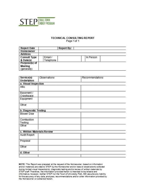 Report Requirements Document Template 2 Templates Example