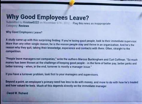 I sometimes feel _ when the weather is bad. Why good employees leave - RandomOverload