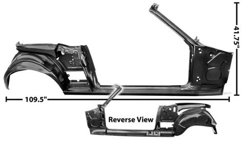 67 68 Quarterdoor Frame Assembly Rh Convertible Dynacorn 3645v