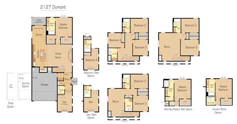 The Dumont Den Features 2269 Sf Of Living Space With 3 5 Bedrooms 25