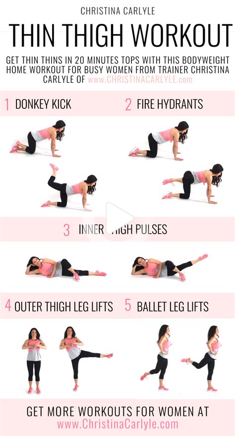 The Best Exercises For Thin Thighs That Dont Add Bulk In 2020 Thin Thighs Workout Lower