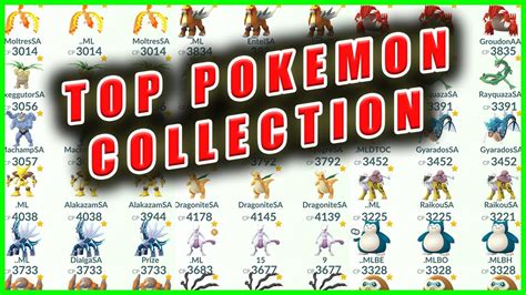 brandontan91 s top pokemon collection pokemon go youtube