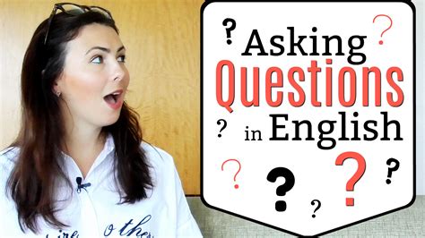 Asking Questions in English | Question Structure | Fix ...