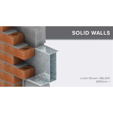 Birtley Sbl200 Medium Duty Solid Wall Lintel 2700mm Hevey Building