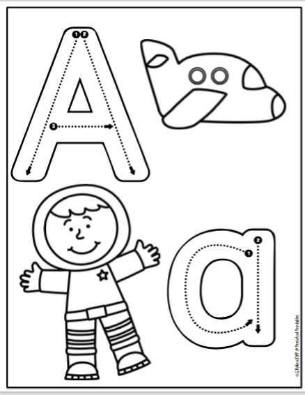 Alphabet Book For Toddlers 2 Different Sets Of Letter Fonts No Prep