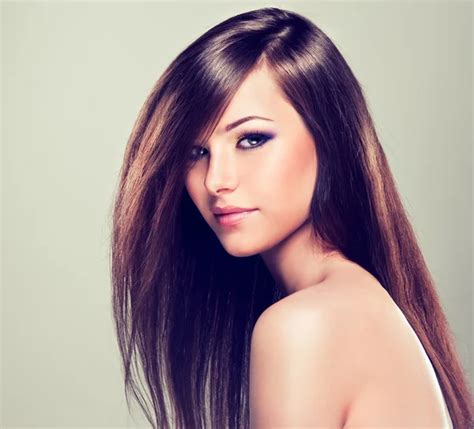 Beautiful Brunette With Long Hair Stock Image Everypixel