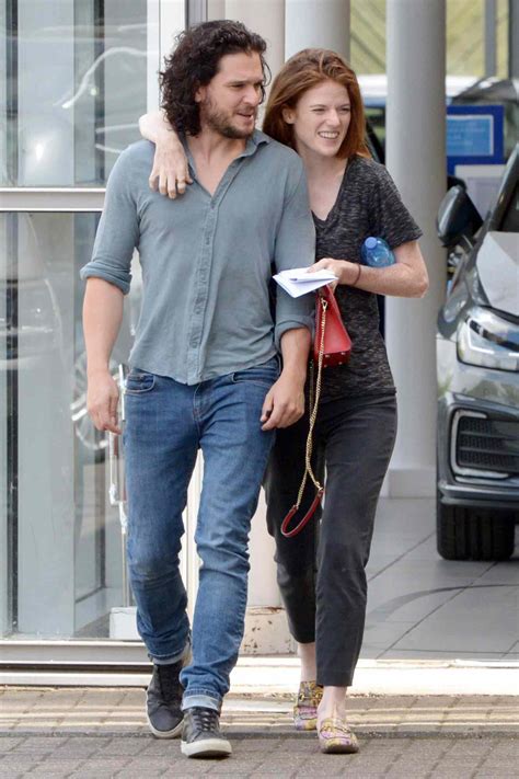 Kit Harington And Rose Leslie Spotted In London After Wedding
