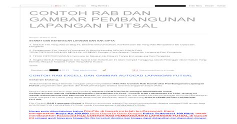 Pasalnya, iklan digunakan oleh banyak usaha—mulai dari kuliner, pendidikan, retail. Contoh Rab Dan Gambar Pembangunan Lapangan Futsal