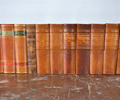 Antiques Atlas Collection Of Leather Bound Books Series 119