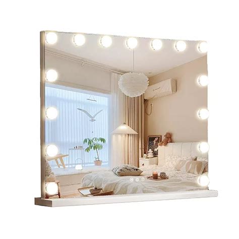 Fenchilin Vanity Mirror With Lights Hollywood Lighted Makeup Mirror