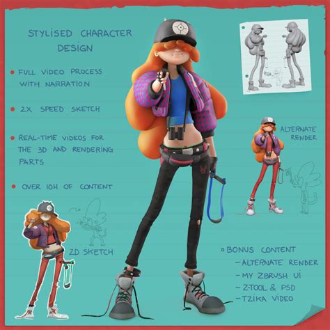 Stylised Character Design in 2d and 3d | Game character design, Cartoon ...