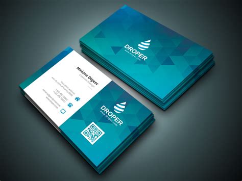 The idea is that it should match the dimensions of a credit card or driver's license and be able to slip neatly into a wallet or purse. Shark Professional Corporate Business Card Template ...