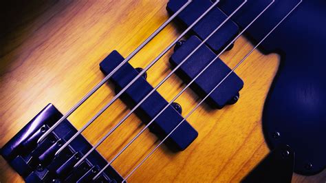 Download Wallpaper 3840x2160 Bass Guitar Guitar Strings Music Macro