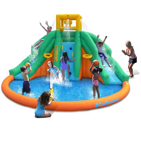 Buy Magic Time Twin Peak Water Park 14 Inflatable Water Slide Online
