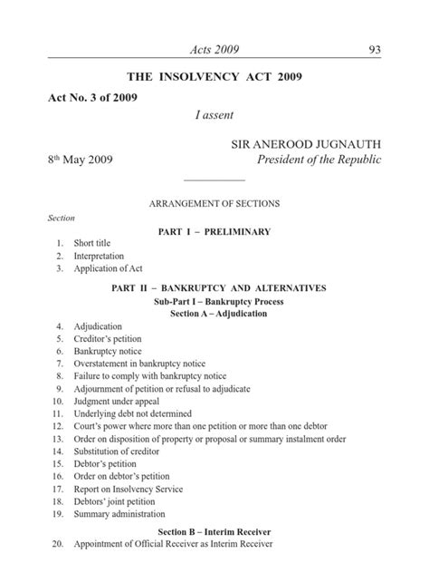 2 insolvency act 1986 (c. Insolvency Act 2009 | Liquidation | Bankruptcy | Free 30 ...