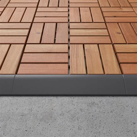 To give you an idea of the cost, a 10'x10' room would be $79+$19=$98 or $149+$19=$168 with just the leveling and sound. RUNNEN - edging strip, outdoor floor decking, dark grey | IKEA Hong Kong and Macau