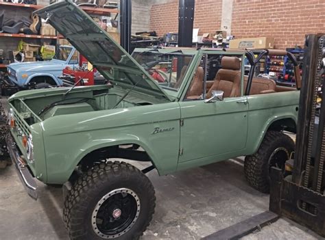 1974 Frame Off Restored Boxwood Green Bronco Custom Classic Ford
