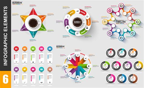 Infographic Elements Data Visualization Vector Design Template