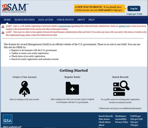 Sam Registration System For Award Management Its Free Aptac