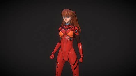 Neon Genesis Evangelion Asuka Download Free 3d Model By Isiizzy