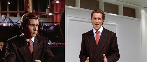 Patrick Bateman S Charcoal Pinstripe Double Breasted Suit Bamf Style