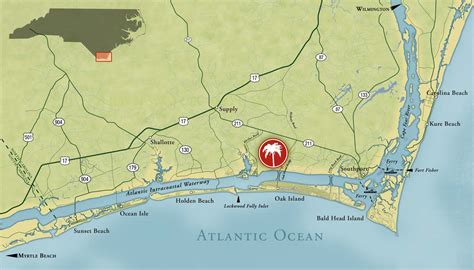 Map Of North Carolina Coastline Maps For You