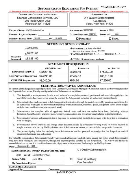 Construction Requisition Form Fill Out And Sign Online Dochub