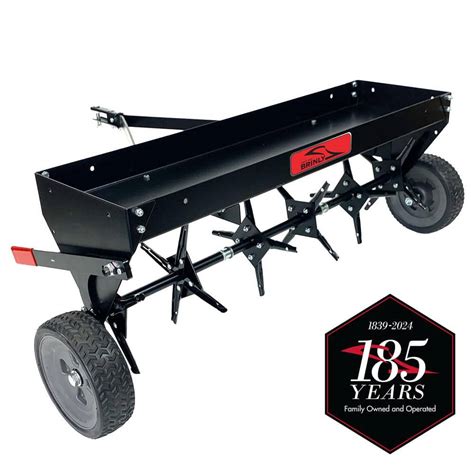 Brinly Hardy 42 In Tow Behind Plug Aerator With Easy Storage Foldable