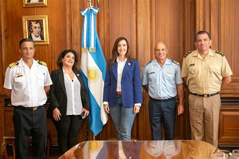 Victoria Villarruel RecibiÓ A Los Enlaces De Las Fuerzas Armadas