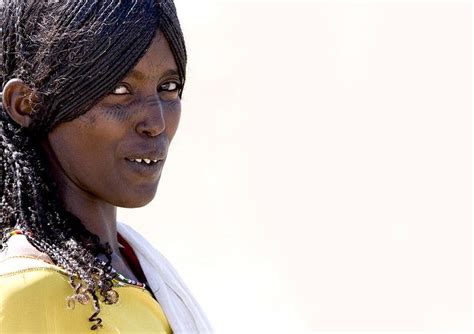 Afar Tribe Girl With Sharpened Teeth Assaita Afar Regional State