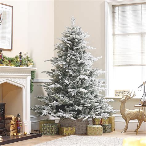 7ft Snowy Concolor Fir Artificial Christmas Tree