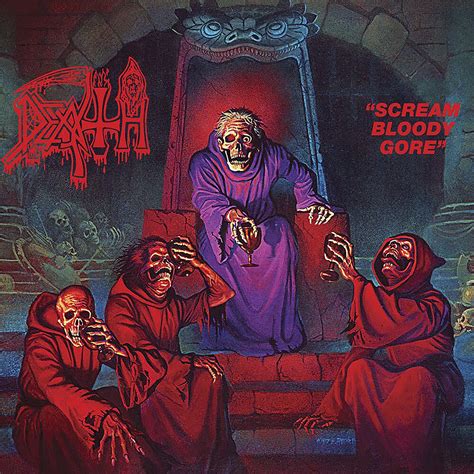 Death Lp Scream Bloody Gore Vinyl Coloured Reedice